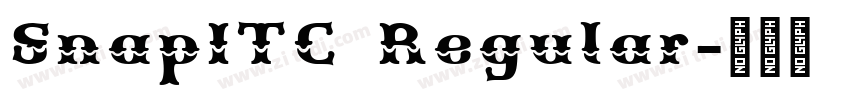 SnapITC Regular字体转换 SnapITC Regular字体转换